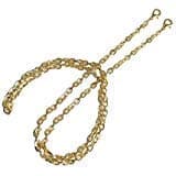 TorostraTorostra OL-G 6MM Purse Chain Strap Replacement 47" Gold Plated Metal Chain Handbags Strap for Clutch Wallet Satchel Tote Bags Shoulder Crossbody Bag Chain Replacement Strap