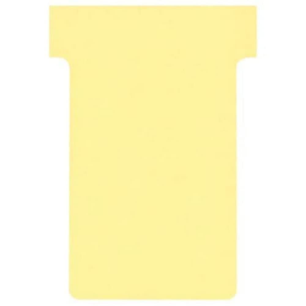 T-Card Planning Cards, Yellow, Size 2, Pack Of 100 Planning Card Re-Fills, Office Wall Planner System, 2002004