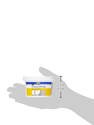Everbuild 101 Multi-Purpose Linseed Oil Putty, Natural, 500 g (Pack of 1)