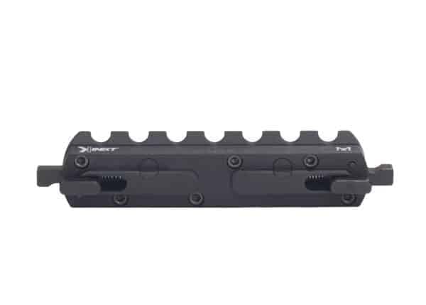 Kinetic Development Group KDG Kinect 7 Slot Mount for Picatinny Rail FDE- Tool-Free Installation, Extended Accessory Mounting Platform