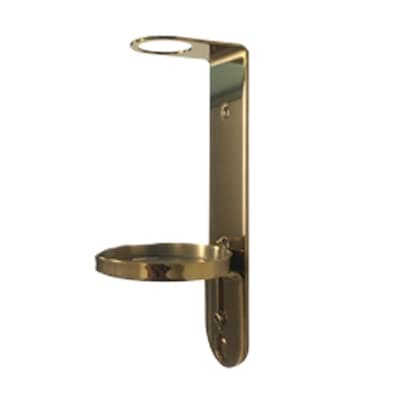A&T WALL MOUNT 300ml SINGLE DISPENSER GOLD CHROME HOLDER Ideal for Molton Brown Bottles