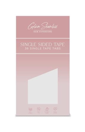Glam Seamless Single Sided Tape for Hair Extensions, Replacement Tape for Tape in Hair Extensions - 36 Tabs Pack