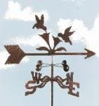 Hummingbird Weather Vane with Garden Stake