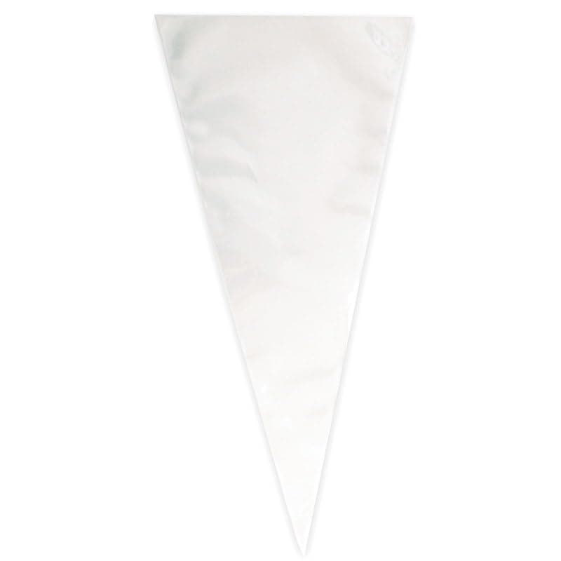 Large Clear Cone Cellophane Bags, Pack of 25