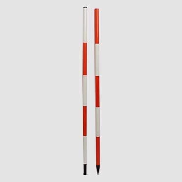 Original Heavy Ranging Rod (2 Meter) in 2 Fold with Free Canvas Heavy Bag