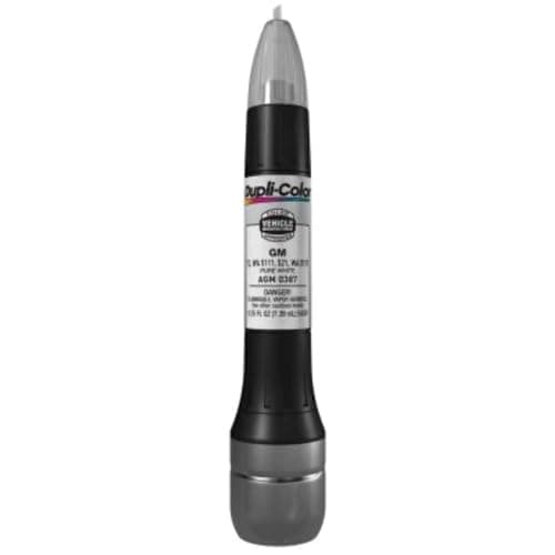 Dupli-Color Scratch Fix All-in-1 Touch Up Paint, Gloss, Pure White, .50 fl. oz.