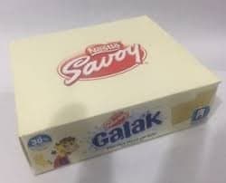 GALAK Chocolate Blanco con Leche / White Chocolate with Milk, 12 und x 30 gr c/u / 12 bars x 1.06 Oz each