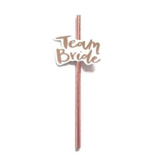 24pk Team Bride Drinking Straws