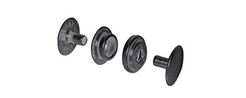 Tandy Leather Line 24 Snaps Black Plated 100/pk 1263-13