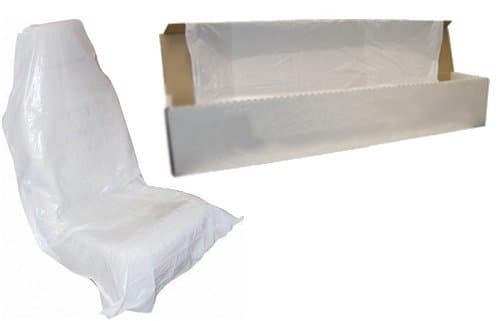 100 x Disposable Plastic Car Seat Covers