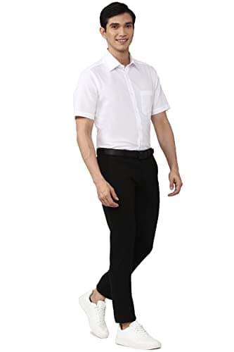 Peter England Men's Slim Casual Pants