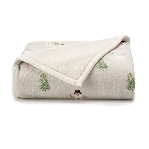 Cuddl Duds Plush ThrowSherpa Fleece Grey