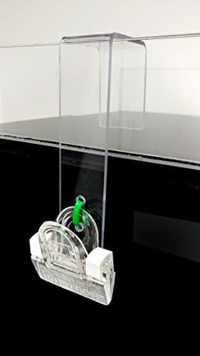 Aquarium Filter Pros (Small) The Best Algae Clip You Will Ever Own! Clear Acrylic Seaweed Hang On Feeding Clip for Tangs Plecos Algae Eaters Small 5-6"