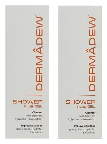 Dermadew Shower Plus Gel 100ml Pack Of 2
