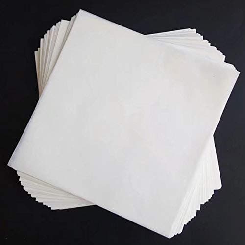 200pcs Weighing Paper Sheet Double-Sided Smooth Non-Absorbing Translucent Glossy Paper 100mm x 100mm