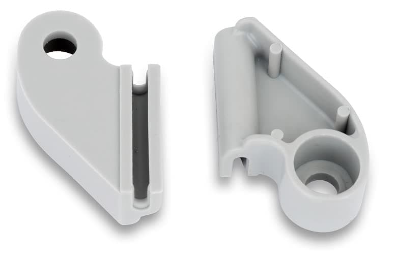 Shower Door Guides 1 Left and 1 Right Model COR-3