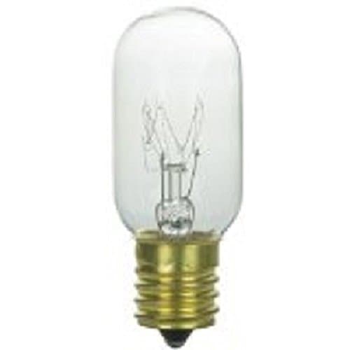 Kidwerkz (2pack 25W Appliance 130V T-8 25-WATT EXIT Sign E17 INT. Base Light Bulb Clear Y