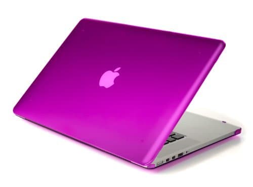 mCover iPearl Hard Shell Case with FREE keyboard cover for 15-inch Model A1398 MacBook Pro (with 15.4-inch Retina Display, with or without Force Touch Trackpad) - PURPLE