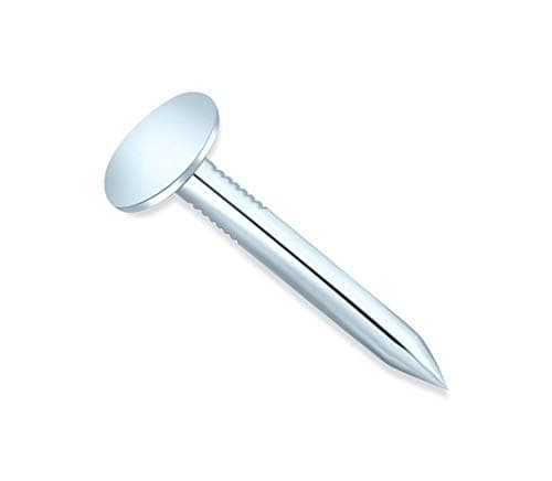 LauTech Clout Nails Felt Tacks Galvanised with Extra Large Head 32mm / 1.3inches (Approx. 100 Pieces) (200g Pack) Nail Shed Roofing Garden Roof Tiles for Wood Sheds Summer Houses Play House Outdoor