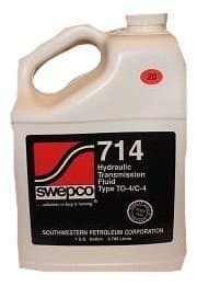 Swepco 714 Hydraulic Transmission Fluid Type TO-4/C-4 20wt. Gal.