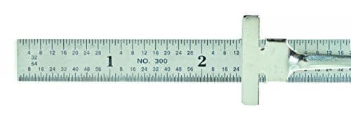 General Tools 300/16" Stainless Steel Rule-6" SS TAPE RULE (Parallel Import)
