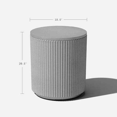 Veradek Outdoor Cooler Side Table - 2 in 1 - Designed for use as Outdoor Side Table, Patio Table, Outdoor Patio Decor and Outdoor Bar, Portable Bar, Patio Bar, Ice Chest