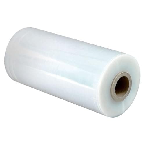 JS 12 Inch (30 cm) x 200 Meters Biodegradable Transparent Large Size Stretchable Film wrap Roll for Packing and Multipurpose use. Weight 1kg per roll (Pack of 1)