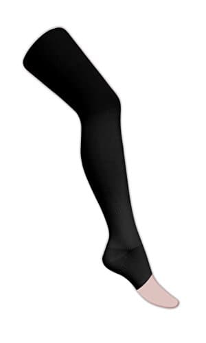 Caresox NiteSox Overnight Sleep Vein Support Compression Socks, Black, Medium - NS9011