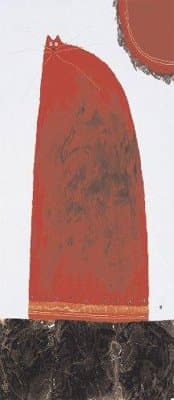 Nazran Govinder - Red Cat Art Print