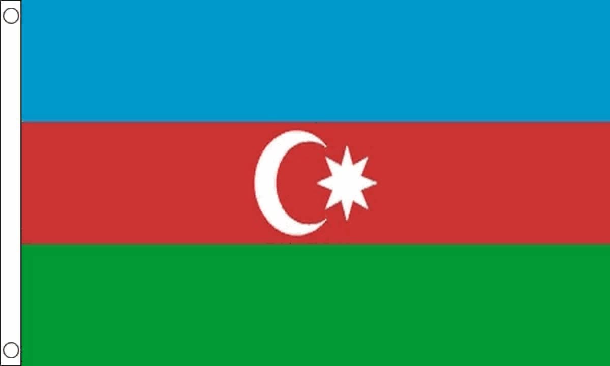 Azerbaijan Flag - Large 5 x 3 FT 150cm x 90cm - FlagSuperstore