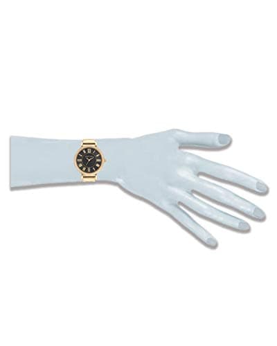 Anne Klein レディースブレスレットウォッチ ゴールド/ブラック