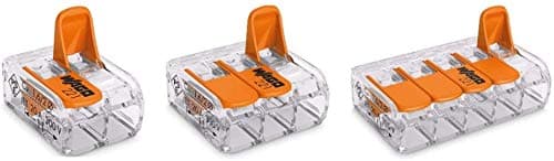 WAGO 221-412-413-415 x10 Splicing Connector, 0.14-4 mm², Compact Design with Lever