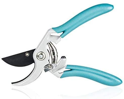 BUTTERFLY LOVE 8" Sharp Garden Pruning Shears, Garden Hand Pruner Professional for Garden Work, Garden Scissors Pruning Shears Clippers, Bypass Pruning Shears for The Garden Plants (Blue)