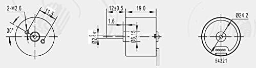 Dc Brushless Motor 12v 6200rpm 24mm