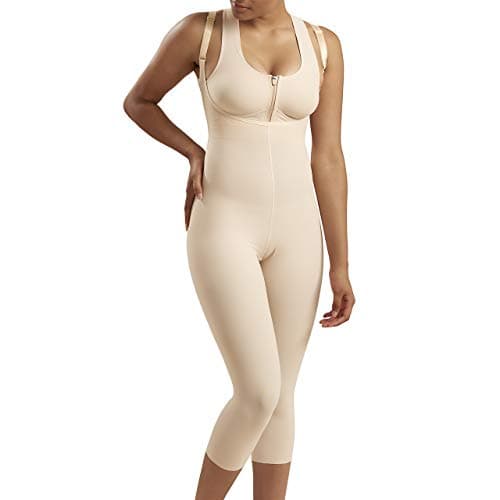 Marena Women's Post-Surgical Mid-Calf-Length Girdle, Step 2 (Pull On), Beige, M