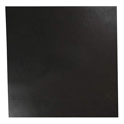 EPDM Rubber Sheet - 12 in x 12 in, 3/16 in Thick, 60A Durometer, Plain Backing