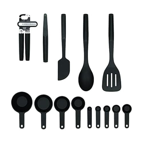 KitchenAid KQ439BXOBA Universal Tool and Gadget Set, Plastic, Black