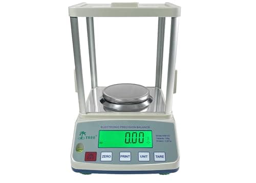 HRB-1002 1000g / 0.01g New with Glass Draft Shield Precision Balance for Lab, School, University and Other Professional Weighing Applications