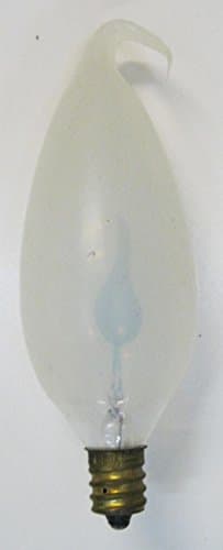 Flicker Flame Silicone Dipped 3W Candelabra Base PKG OF SIX