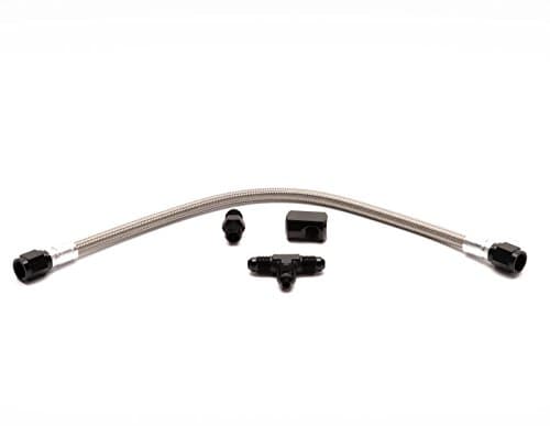 Snow Performance SNO-40040-BRD 1 Pack Water-Methanol Dual Nozzle Upgd (4AN SS Braided Line Kit)