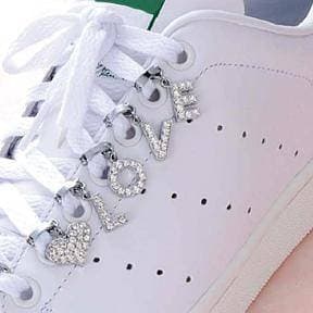 Shoe Lace Charm (L-O-V-E) by Skirtlings