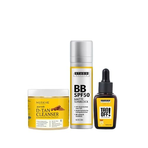 Sponsored Ad - ~ Skin Barrier Combo | D-Tan Cleanser | BB SPF50 | Tan Off