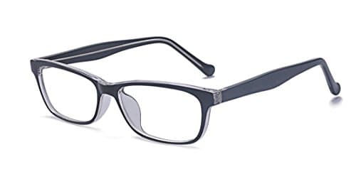 Kelens Women Clear Lens Glasses Retangular Fashion Frames with Stripe Print