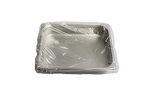 New Oven Safe Pan Liner - Half Pan Size, Shallow (2.5" Deep) 100 Count (1, Medium/Deep (4"-6" Depth))