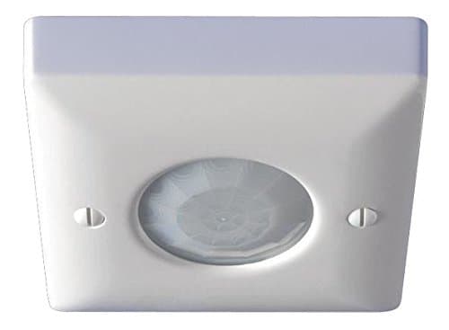 DANLERS CESPLL10VDCIP66 Square IP66 Rated Ceiling Surface-mounted PIR Occupancy Switch With Step Down Illuminance