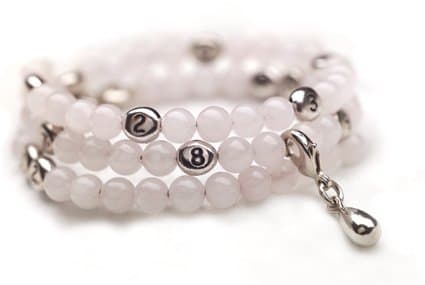 The Nursing Bracelet TM - Semi Precious - Rose Quartz
