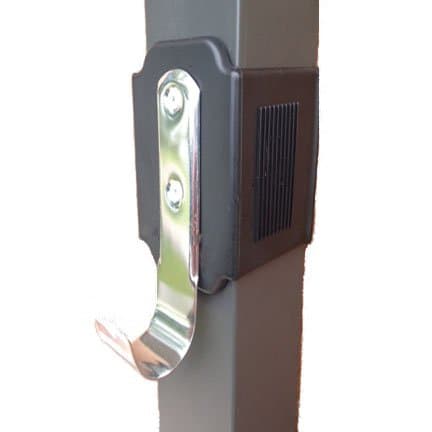 2 ea. Black Clip on Pole Holder for lanai's, Screen enclosures and Pool Cages