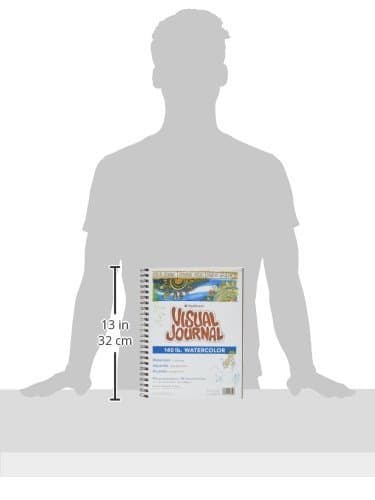 Strathmore 460-59 Visual Journal Watercolor 9 x 12-inch, 22 Sheets, White, 9"X12"