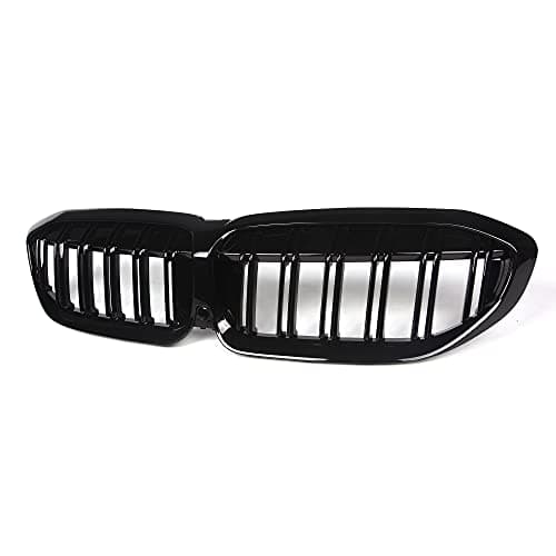 Front Grill/Grilles Kidney Grill Replacement for BMW 3 Series G20 2019-2022 (Gloss Black)
