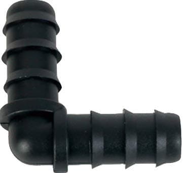 20-Pack - Irrigation Fittings Elbow Corner 90 for 1/2" Drip Tubing - Barbed Connectors (Fits Most Brands, Rain Bird 16mm .520 ID and Compatible Drip or Sprinkler Systems) (Elbow 20-Pack)